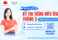Thông báo tổ chức kỳ thi cấp Chứng chỉ năng lực tiếng Đức ÖSD tháng 03/2026