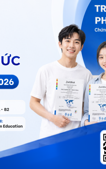Thông báo tổ chức kỳ thi cấp Chứng chỉ năng lực tiếng Đức ÖSD tháng 10/2026